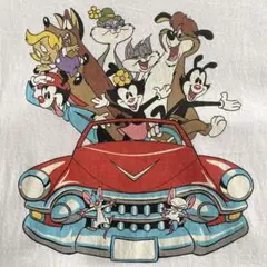 90s アニマニアックス プロモ Tシャツ USA製 白 XL