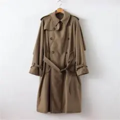 AURALEE WOOL CASHMERE BIG TRENCH COAT