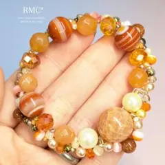 RMC*炎色天然石ブレスレット