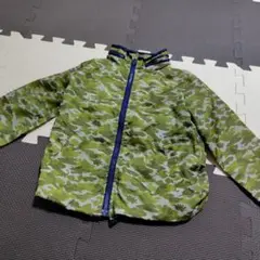 【100cm】グリーン迷彩柄ウインドブレーカー