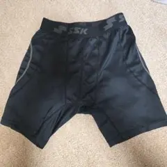 SSK ブラック スライディングパンツ 160