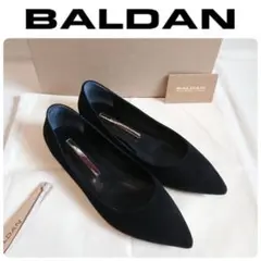 47300円+裏張り済 BALDAN フラット パンプス ブラック 36