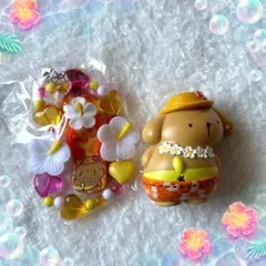 サンリオ　トコナツバケーション　ポムポムプリン ストラップ　フィギュア　セット