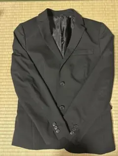 UNIQLO レディース ブラック シングルボタンスーツジャケッ