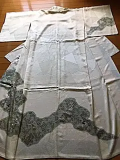綸子織 訪問着 他出品多♪