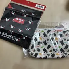 新品未使用　くまモン ポーチ 巾着　小物入れ