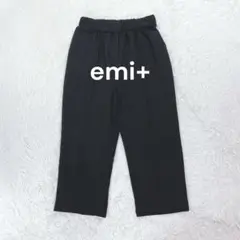 エミプラス♡ピンタッククロップドイージーパンツ ネイビー XL 大きいサイズ 伸