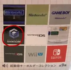 任天堂ゲームキューブ起動音声キーホルダー　未開封箱とプチプチあり