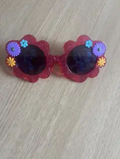 ディズニー花型グリッターサングラス