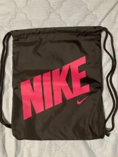 未使用　90s 00s NIKE ナップサック ピンク　ブラック