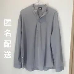 【LOST MANAGEMENT GIOBE 】グレー 長袖シャツ