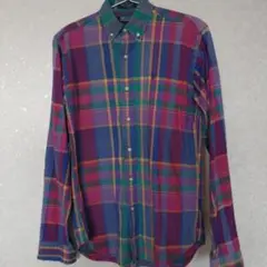 ポロラルフローレン　長袖ボタンダウンシャツＬ（160？）