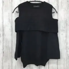【 Danny＆Anne 】ダニーアンドアン レイヤードオフショルダーニット
