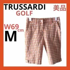(美品)　TRUSSARDI GOLF トラサルディ　ゴルフショートパンツ　M