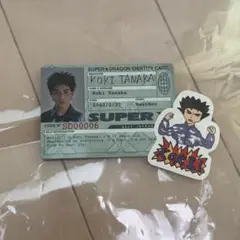 SUPER★DRAGON 田中洸希 SUPER X IDカード ステッカー