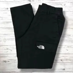 THE NORTH FACE パンツ 刺繍ロゴ ブラック 160cm 0579