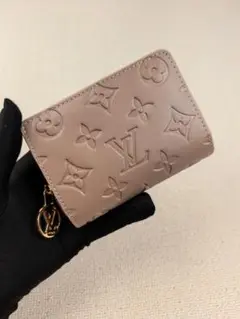 美品❣️ LOUIS VUITTON ベージュ 二つ折り財布-
