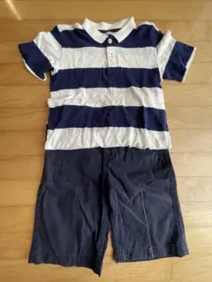 ポロシャツ140とGAPハーフパンツ130セット