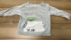 グレー キャラクター トレーナー 90