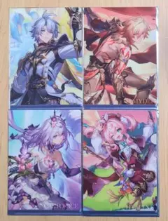 崩壊スターレイル ラウンドワン限定 ノベルティ クリアファイル 全4種セット