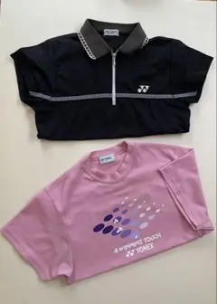 YONEX ポロシャツウェアとTシャツ2点セット