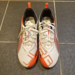 PUMA ULTRA サッカーシューズ ホワイト/オレンジ　24cm