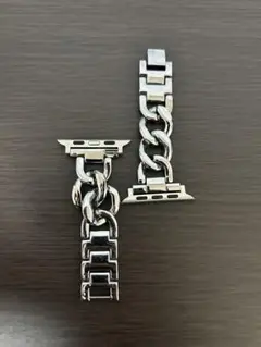 Apple Watch用 シルバーチェーンバンド 未使用42mm
