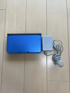 Nintendo 任天堂 3DS LL ブルー×ブラック 本体 タッチペンなし