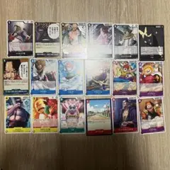 ONE PIECE 受け継がれる意志 まとめ売り 黒 赤 緑 青 紫 黄