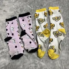 レディースソックス　ディズニー 掃除