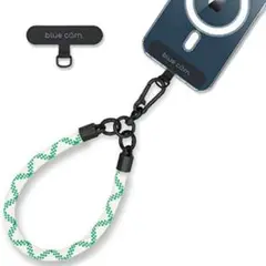 スマホバンド 携帯用 リストバンド 軽量 ホワイトグリーン おしゃれ