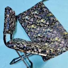 正座椅子/折り畳み背もたれ付/低反発&高さ調整/茶道具仏具補助いす和装携帯用着物