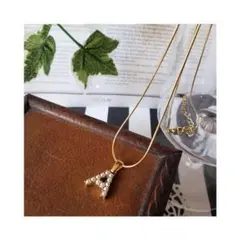 アルファベットAネックレス アクセサリー ドレスアクセ クリスマスギフト