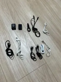 USB充電ケーブルセット 黒白
