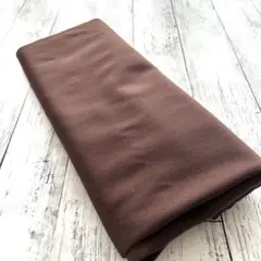ウール　生地　ブラウン　濃茶