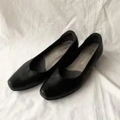 yukikokimijima ユキコキミジマ プレーンパンプス 黒 23.5