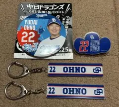 中日ドラゴンズ　22大野雄大　4セット