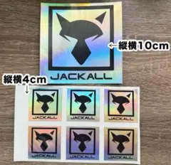 JACKALL ジャッカルステッカー大小セット　10cm 4cmサイズ