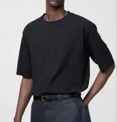 ユニクロU ドライexクルーネックTシャツ　黒　M
