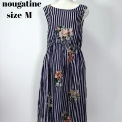 nougatine ノースリーブロングワンピース M【116】