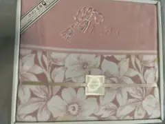 NINA RICCI 花柄ブランケット　140×200