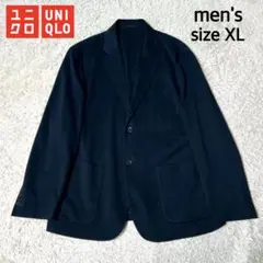 【極美品】UNIQLO コンフォートジャケット ネイビー XLサイズ メンズ