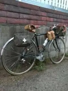 vintage ミリタリー 防水 自転車 サドル フロント リア サイドバッグ