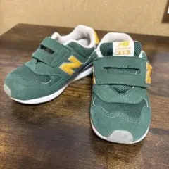 New Balance 313 スニーカー グリーン/イエロー　16cm