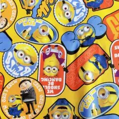 【日本製】映画ミニオン　アメコミ　グルー　生地　布　コッカ製