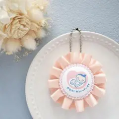 【完成品807】両面マタニティマーク 両面マタニティロゼット
