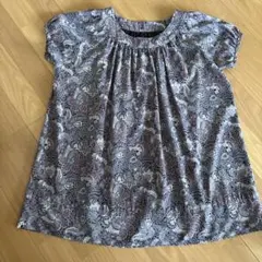 ペイズリー柄　半袖シャツ