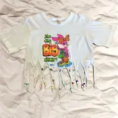 USA製　カラフルフリンジTシャツ