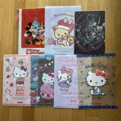 【値下げ】キャラクタークリアファイルセット 7枚