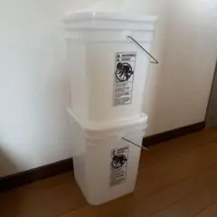 バケツ　蓋付き　クリア　2個組　AFFORDABLE BUCKETS 4GAL